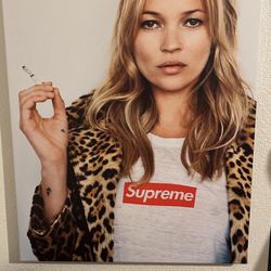 Kate Moss Supreme Canvas