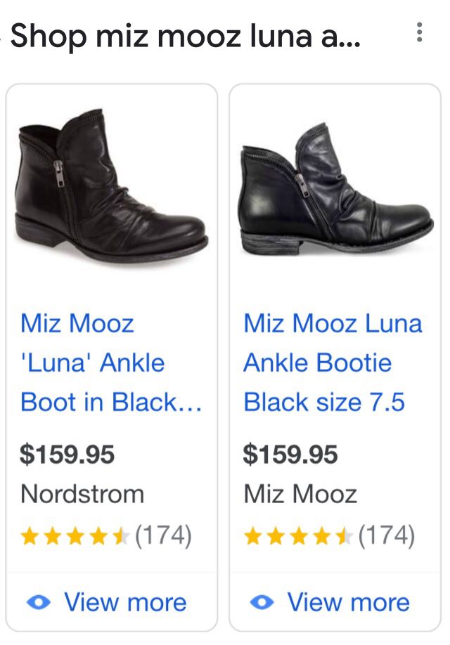 Leather Ankle Boots, Black, Size 8, Miz Mooz, Nordstrom 