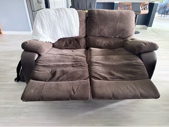 Recliner love seat and sofa