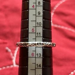 Fashion Silver Ring Size 5.5