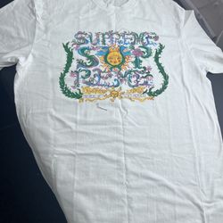 Supreme Real Shit White T Shirt Size Medium 