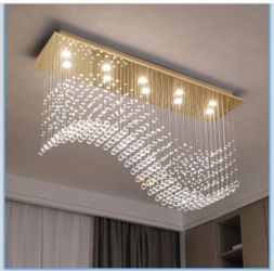 Modern crystal chandelier