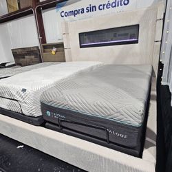 New Fireplace Upholstered  Bed Frame