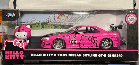 Hello Kitty 2002 Nissan Skyline GT-R BNR34 1/24 Scale Size
