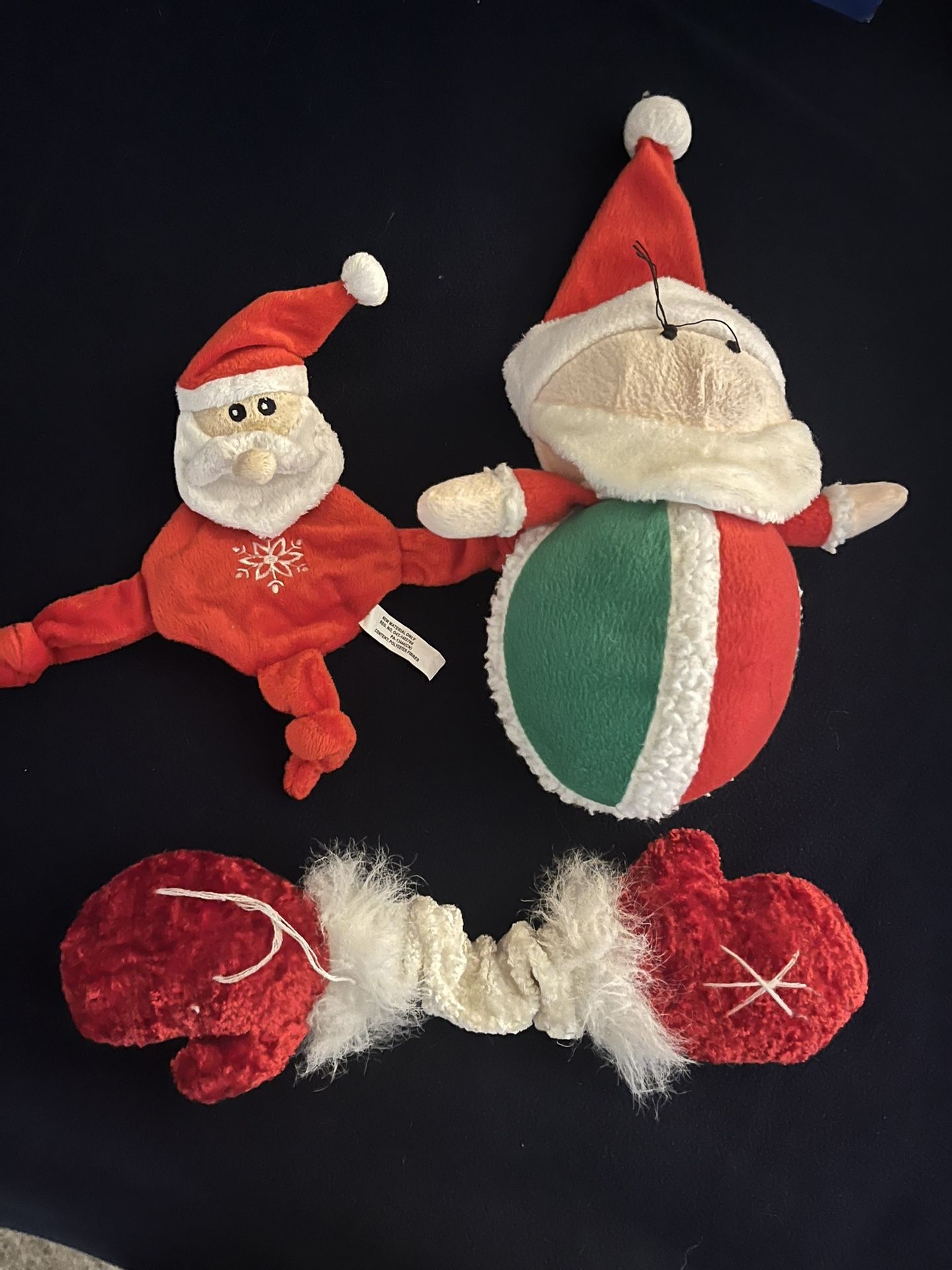 Holiday Plush Dog Toys - Pre Loved