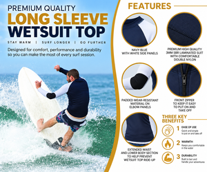 NEW Men’s 3mm Neoprene Wetsuit Top – Never Worn, L size - $79 OBO