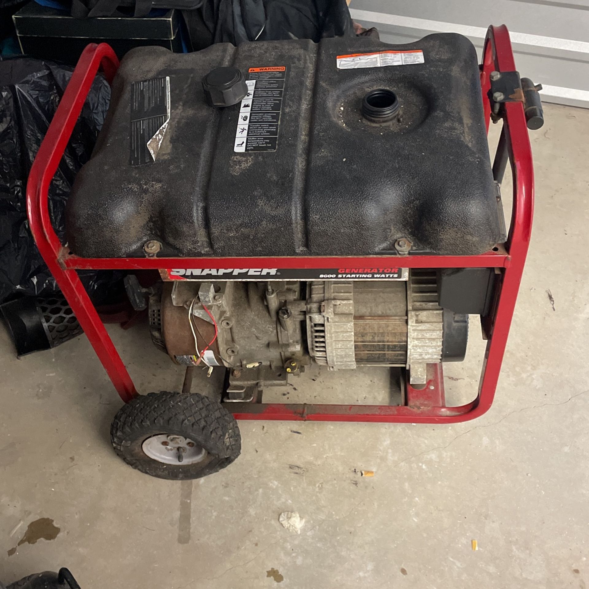 Snapper 8600 Starting Generator