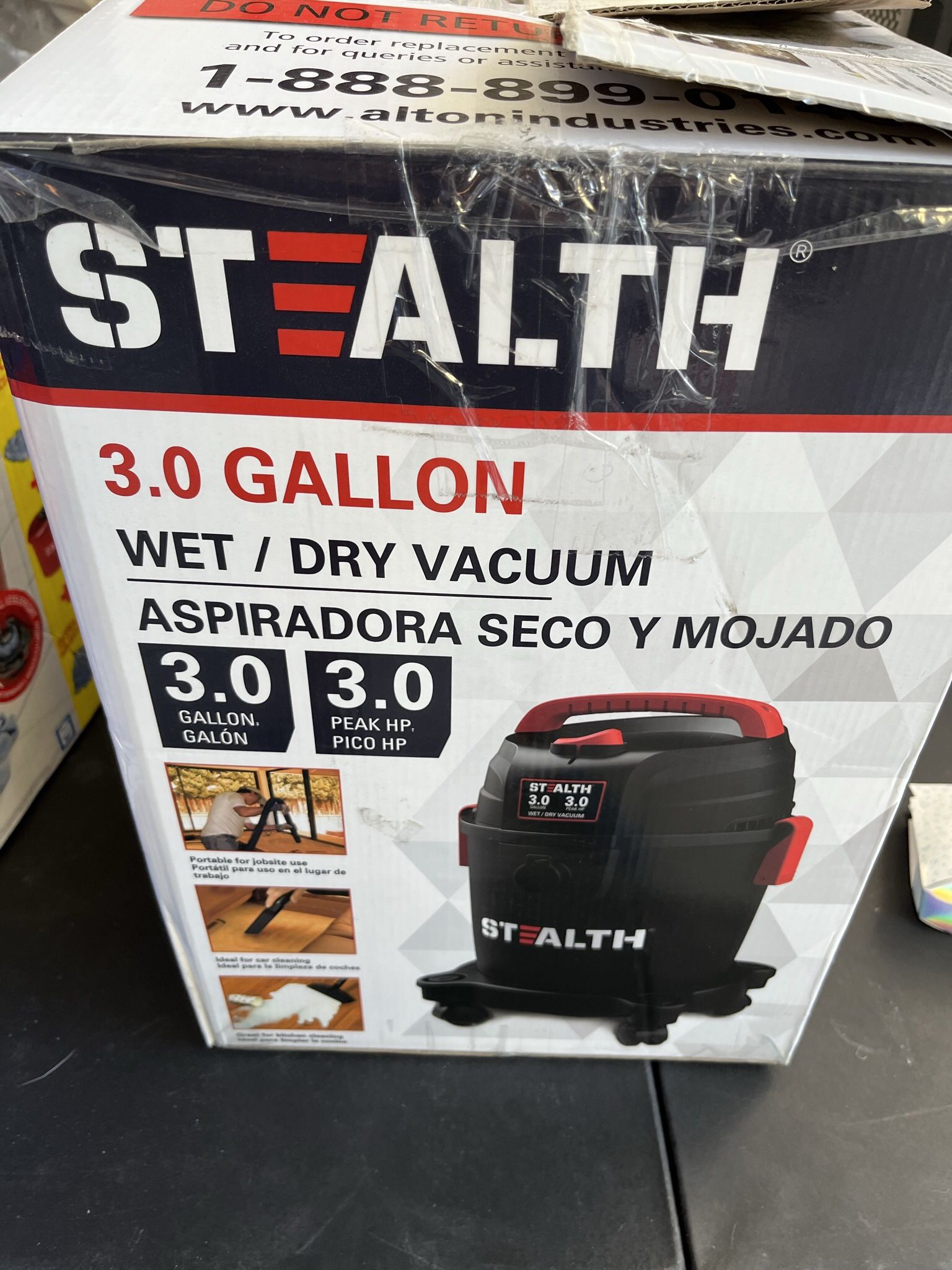 Stealth 3.0 Gallon Wet/dry Vacuum