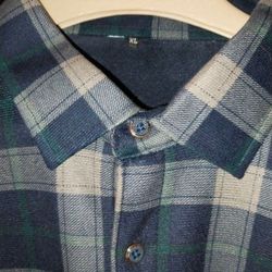 New Men's Flannel Jacket Xl