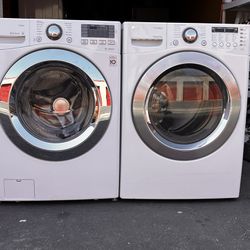 LG Gas Dryer And Washer Set 
