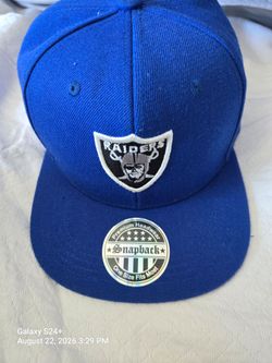 Raiders Snapback Hat Blue