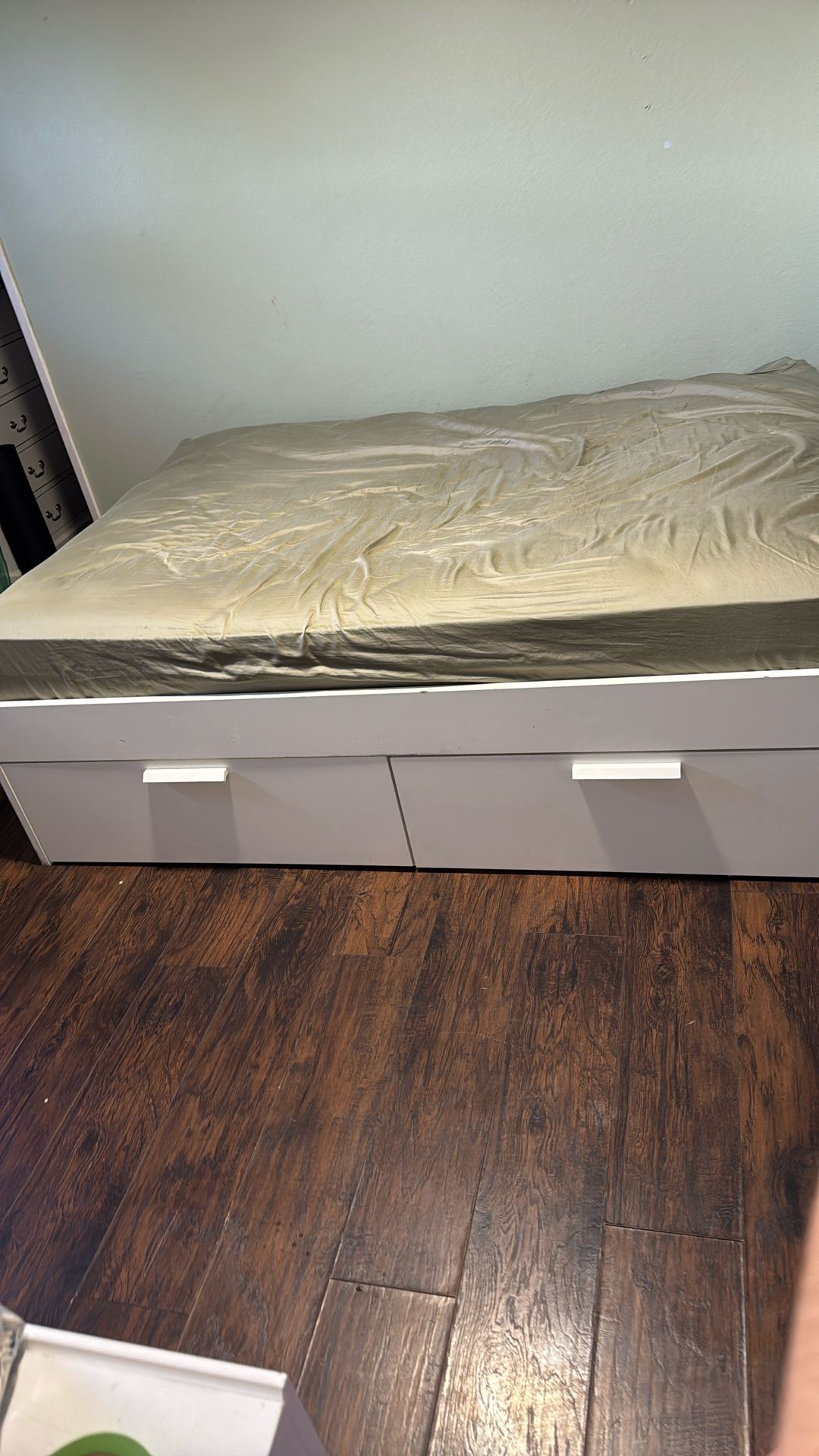 Full Size Bed Frame with drawers