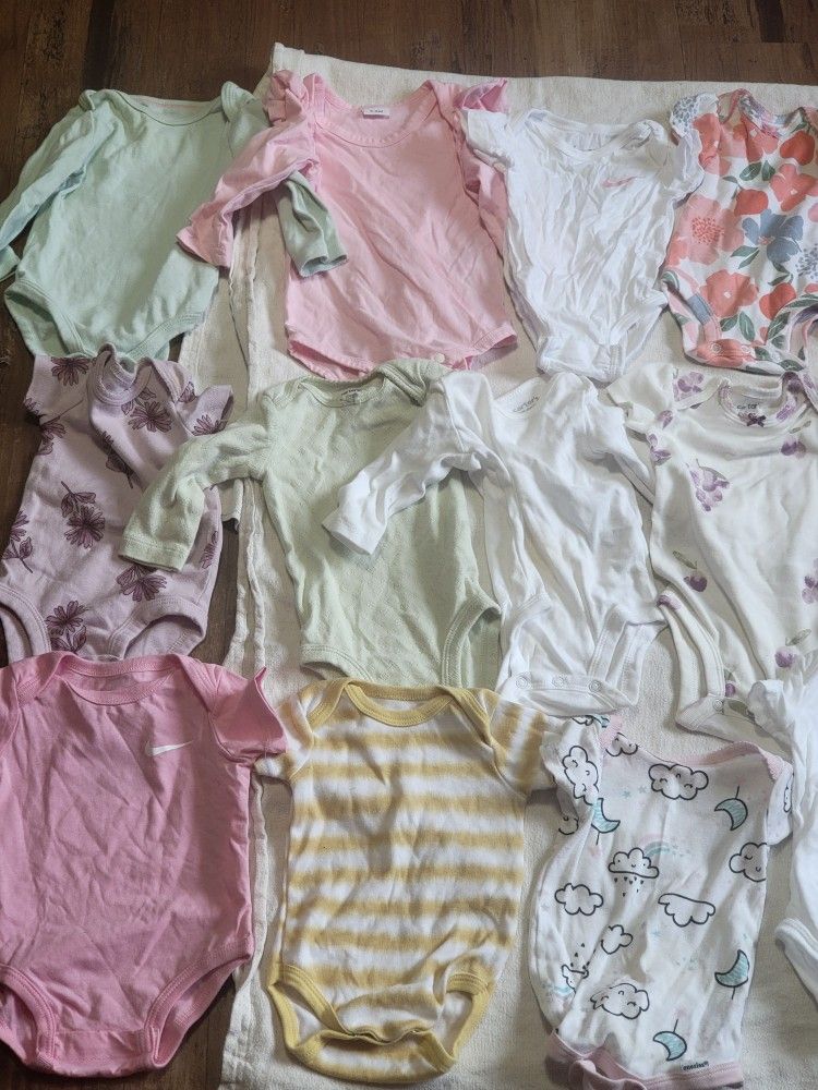 Baby Girls Bodysuit 3 - 6 Months 22 PCS