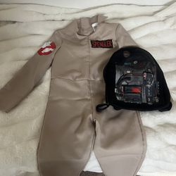 Ghostbuster Costume Size 4-6 Halloween