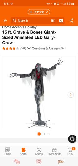 Howlleet animatronic 15" Sacarcreow and Gallycrow