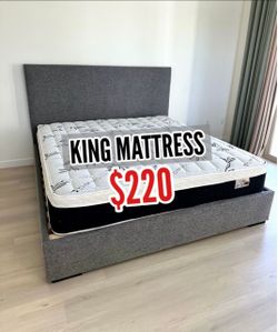 New king mattress only $220