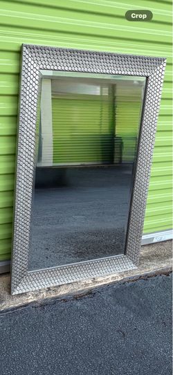 Silver Framed Mirror
