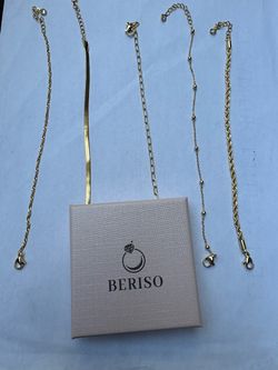 Beriso gold bracelets