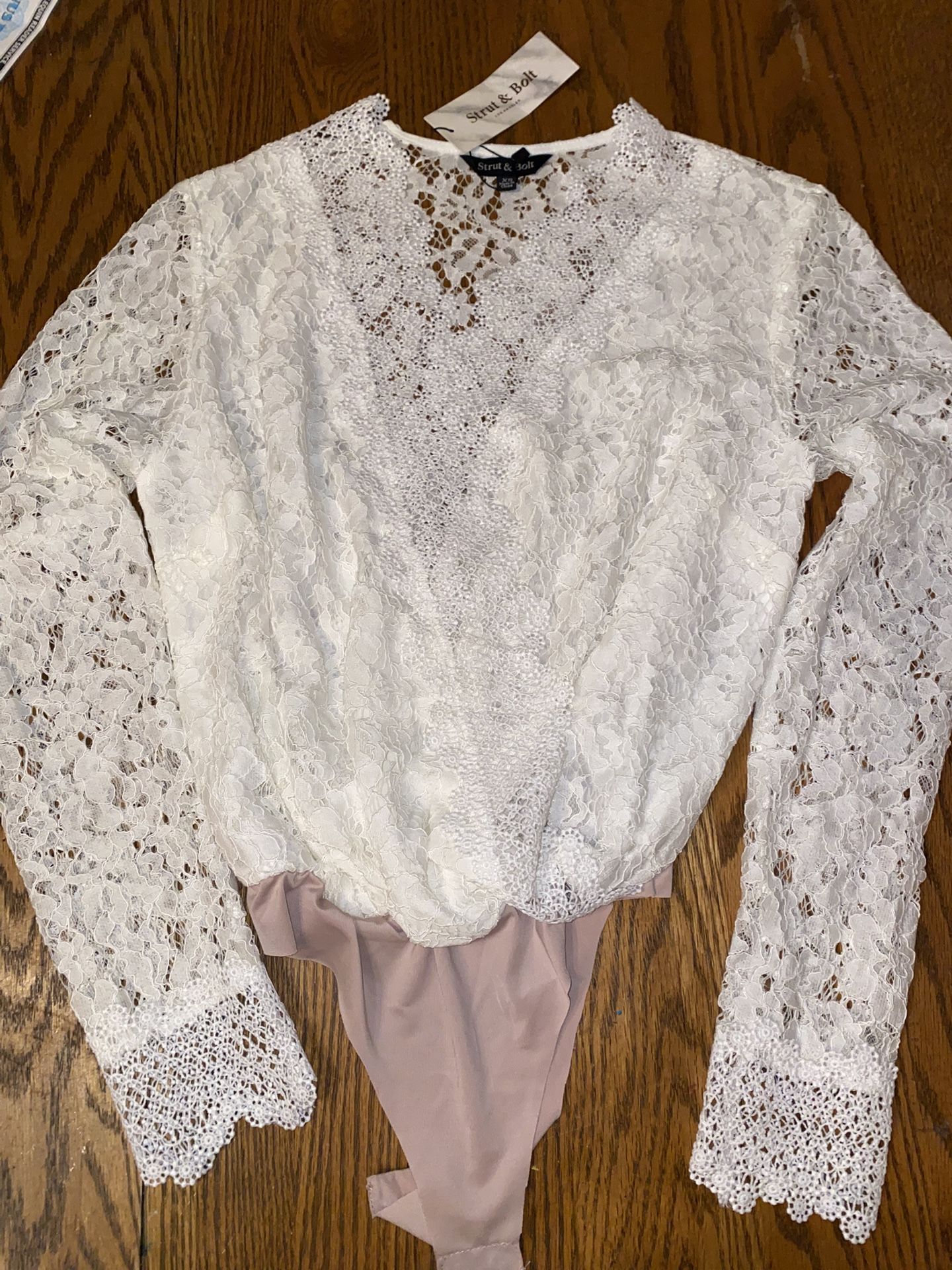 Lace Body Suit XS Also Fits Small