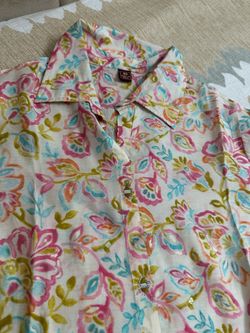 Floral Button-Up Shirt and pants Made in India