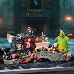 New Halloween Disney Tim Burton`s The Nightmare Before Christmas Mayor's Car Scene, Halloween