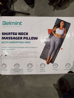 Belmint Neck Massager w/ Vibrating Mat