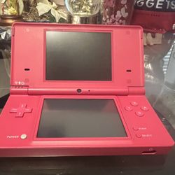 Nintendo DSI Hot Pink Console, Stylus, Case, and Charger. 