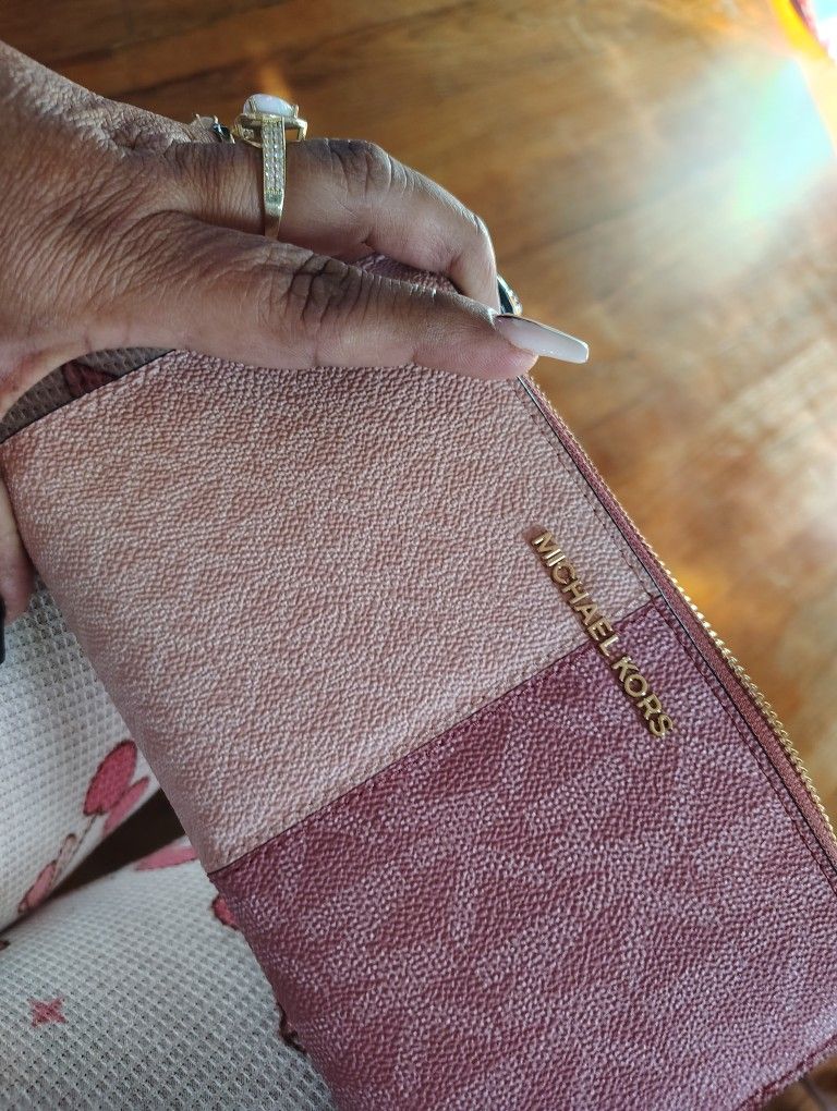 MK Pink Wallet