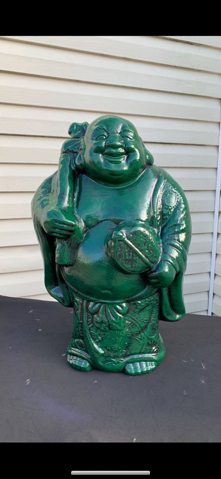 The Green Buddha Statue