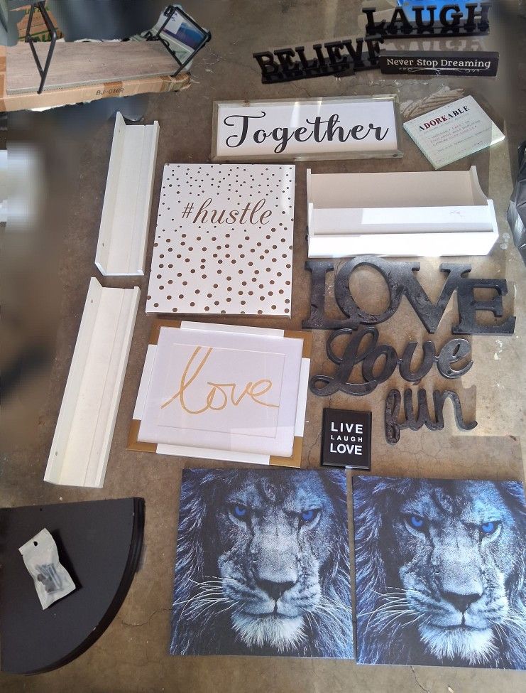 Home Wall Decor + Shelfs