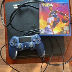 Sony Ps4 Slim 1 TB 🤔😮W/ Controller And NBA 2K23 