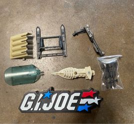 VINTAGE GI JOE COBRA WOLF PARTS CANOPY 1987 3 3/4”