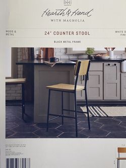 Hearth and Hand counter height bar stools set of 2
