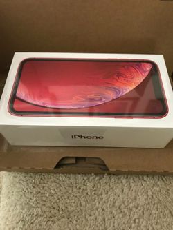 Product RED Apple iPhone XR 128GB (Sealed + Unlocked) for Sale