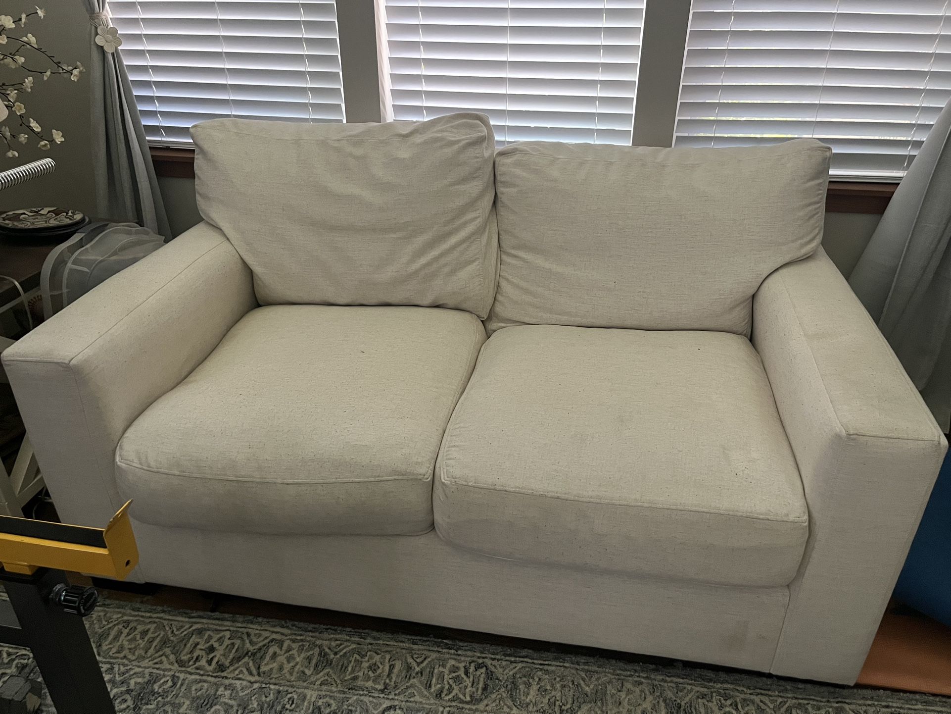 Feather Down Loveseat