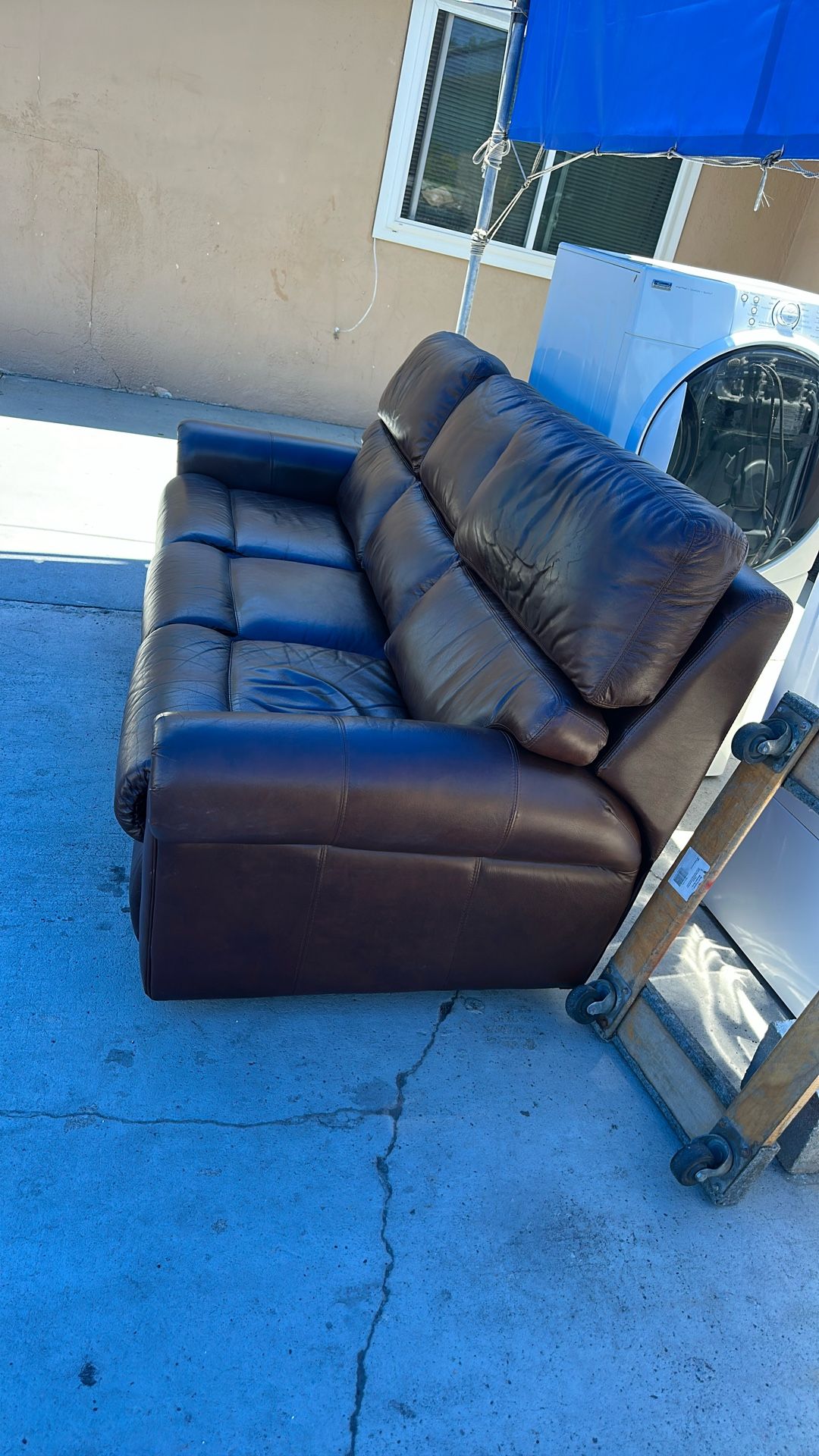 Leather Couch/ Sofa