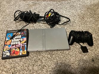 PS2 Slim Complete with GTA Vice City