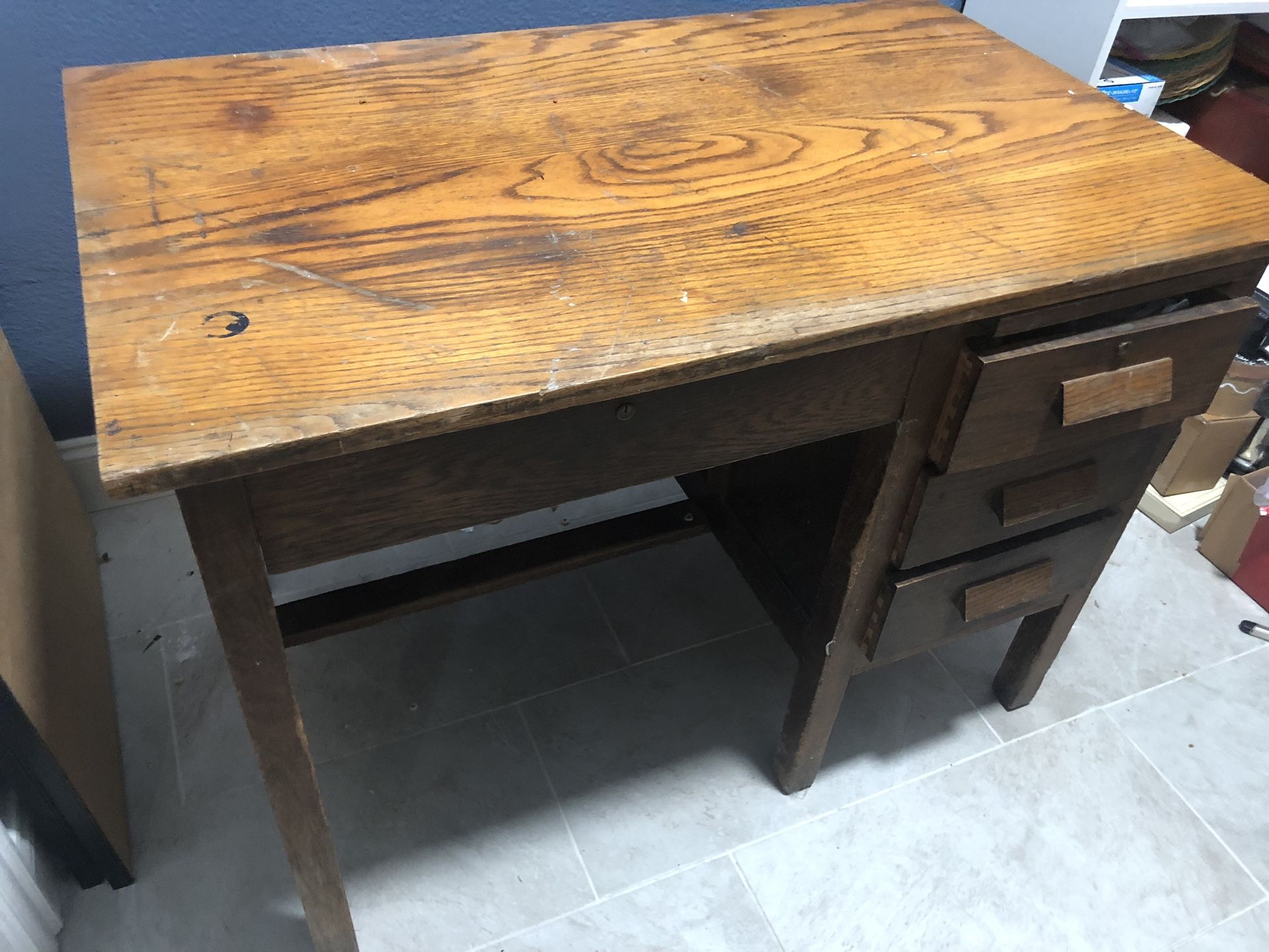 School Desk And Chair