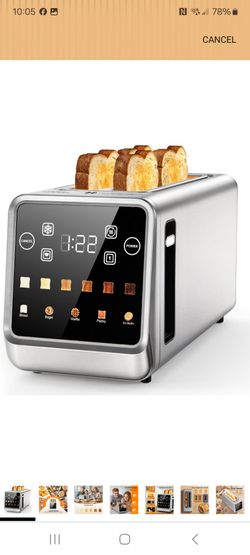 Beautiful touchscreen 4 slice Toaster new in box pick up in pomona $60