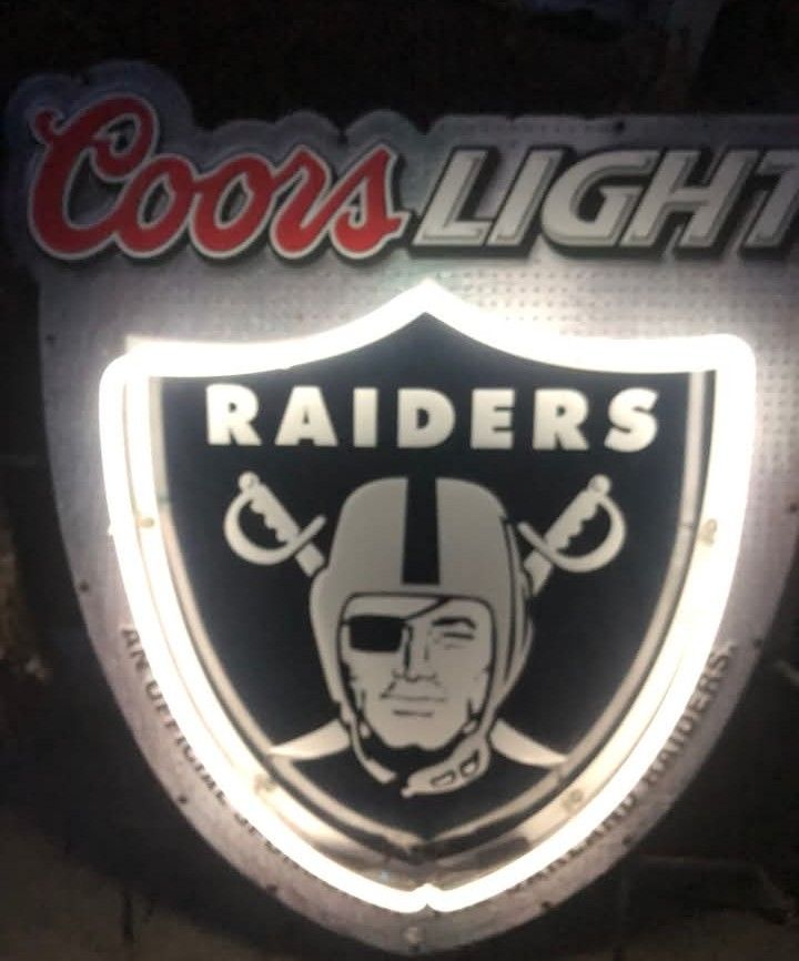 Raiders,Cowboys, Led And Neon Lights
