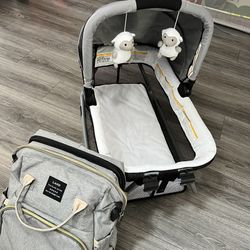 Bassinet And Diaper Bag