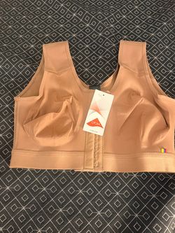 Colombiqno Lycra Front-Close bra Nude