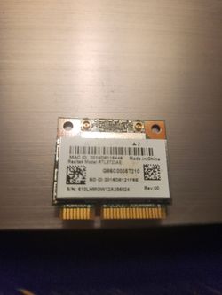 Realtek RTL 8723AE WiFi 2.4GHz PCI-e Wireless card