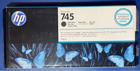 Hp DesignJet 745 Matte Black Ink Cartridge