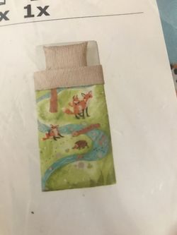 New twin duvet and pillow sham