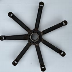 Antique Aircraft 7 Cylinder Radial Engine Connecting Rod Set