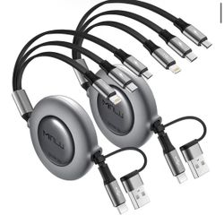  3 in 2 Multi Charging Cable,2Pack 