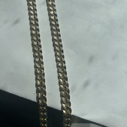 18kt 24in Plated Gold Chain 