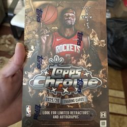 25-26 Topps Chrome Cactus Jack NBA Hobby Box Sealed