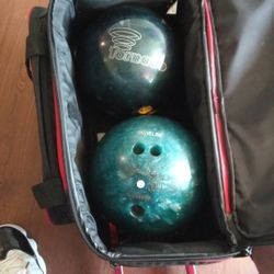Bowling balls With Case 